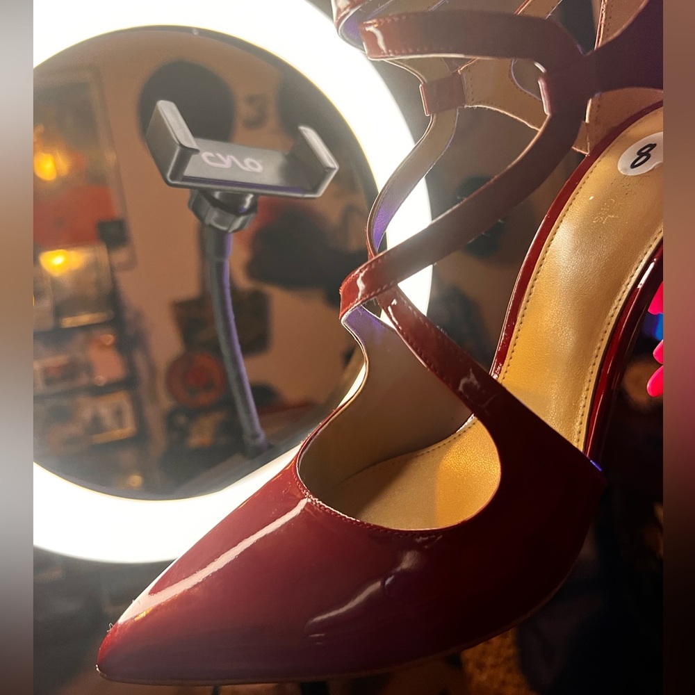Michael Kors Dazzling Red Heels - Picture 5 of 16